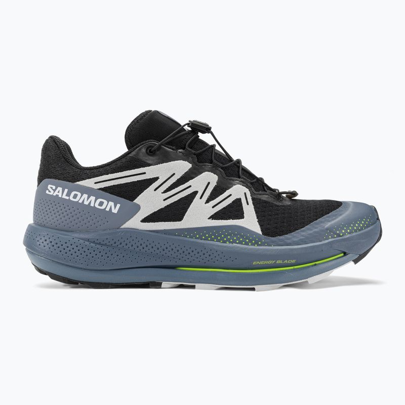 Pánska bežecká obuv Salomon Pulsar Trail black/china blue/arctic ice 2