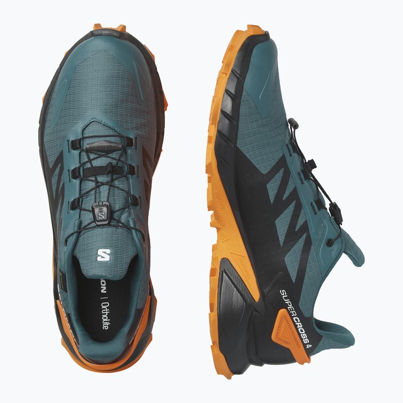 Pánska bežecká obuv Salomon Supercross 4 GTX stargazer/black/turmeric 10
