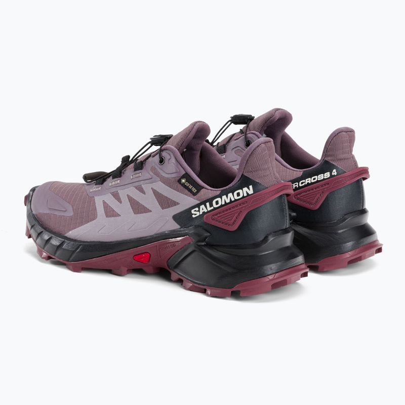 Dámska bežecká obuv Salomon Supercross 4 GTX purple L47119900 5