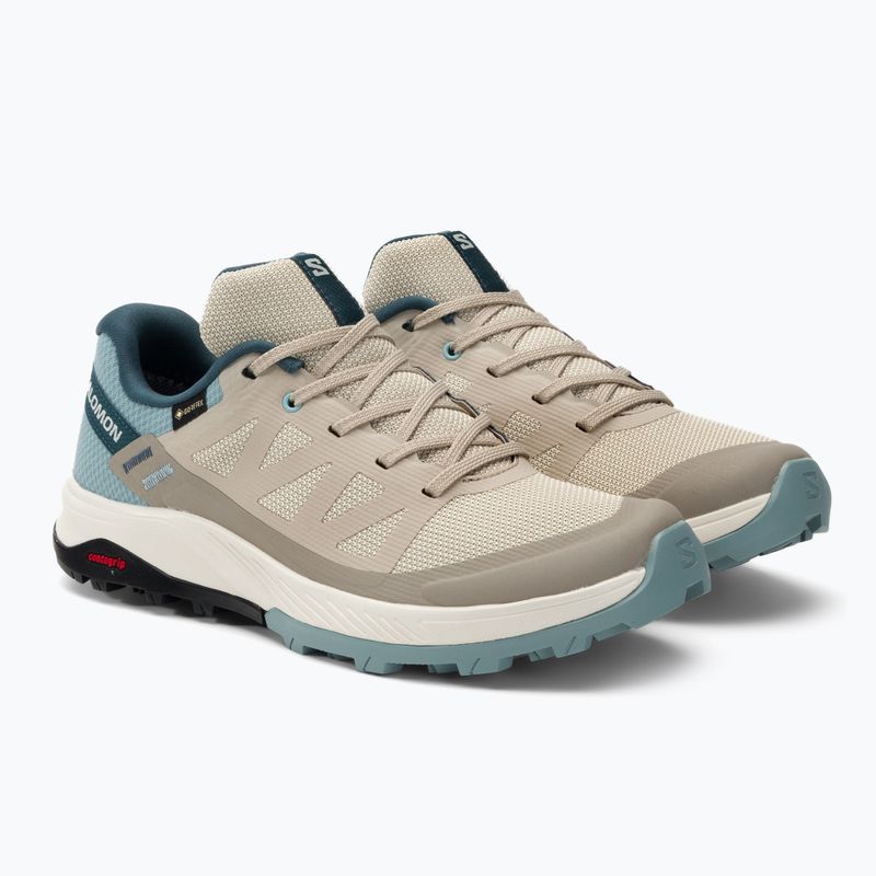 Dámske trekové topánky Salomon Outrise GTX beige L47142700 4