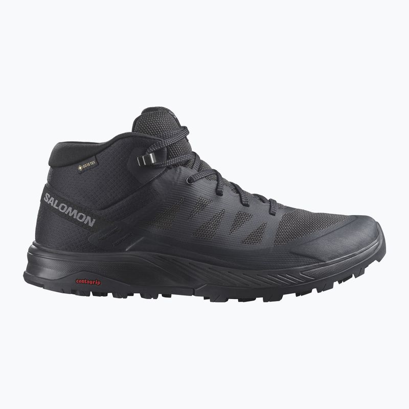 Salomon Outrise Mid GTX pánske trekové topánky black L47143500 12