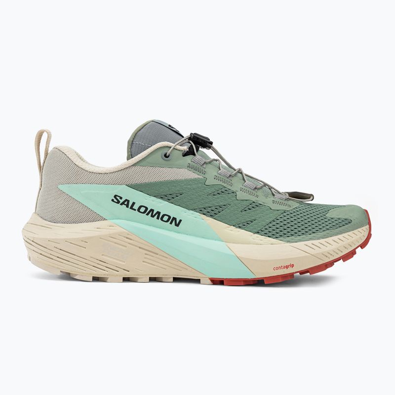 Salomon Sense Ride 5 Lily Pad/Rainy Day/Bleached Aqua dámska bežecká obuv L47212300 2