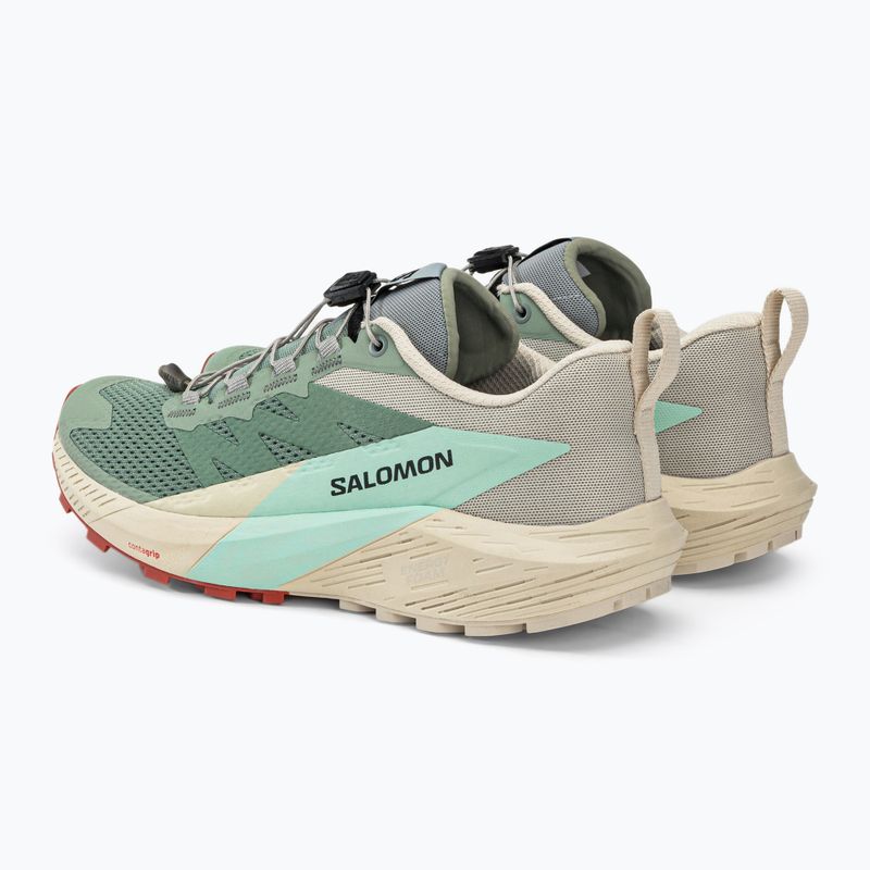 Salomon Sense Ride 5 Lily Pad/Rainy Day/Bleached Aqua dámska bežecká obuv L47212300 5