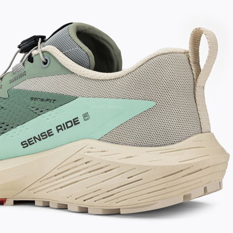 Salomon Sense Ride 5 Lily Pad/Rainy Day/Bleached Aqua dámska bežecká obuv L47212300 12