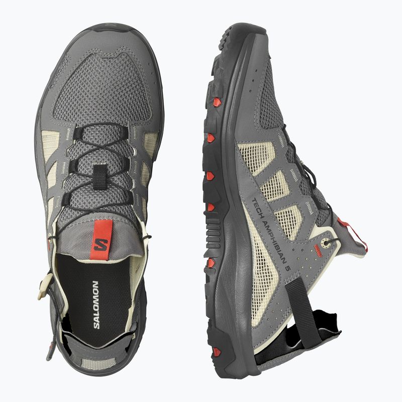 Salomon Techamphibian 5 dark grey pánska obuv do vody L47114900 15