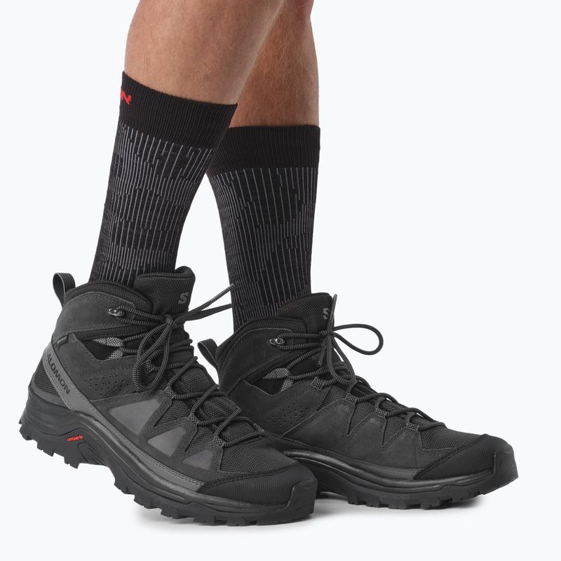 Salomon Quest Rove GTX pánske trekové topánky black/phantom/magnet 15