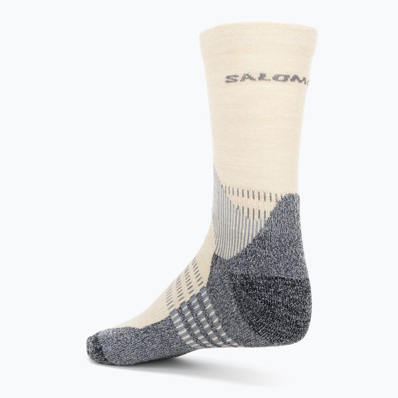Salomon X Ultra Access Crew 2 páry ebony/rainy day trekkingové ponožky 2
