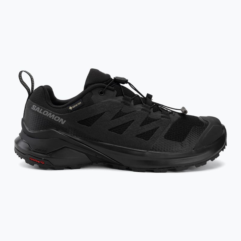 Pánske turistické topánky Salomon X-Adventure GTX Black/Black/Black 2