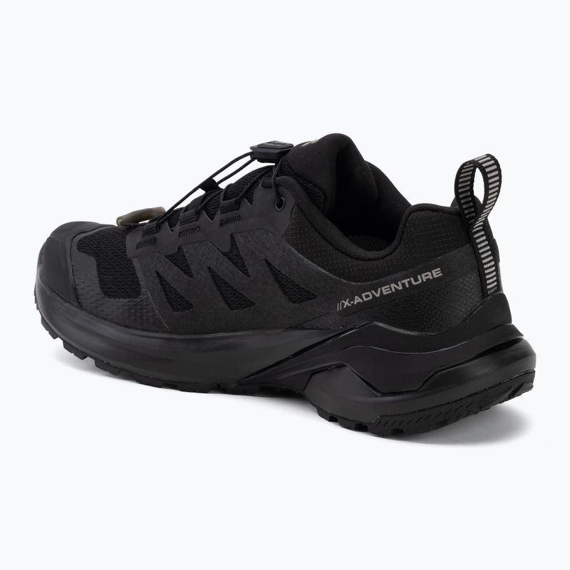 Dámske trekingové topánky Salomon X-Adventure GTX Black/Black/Black 3