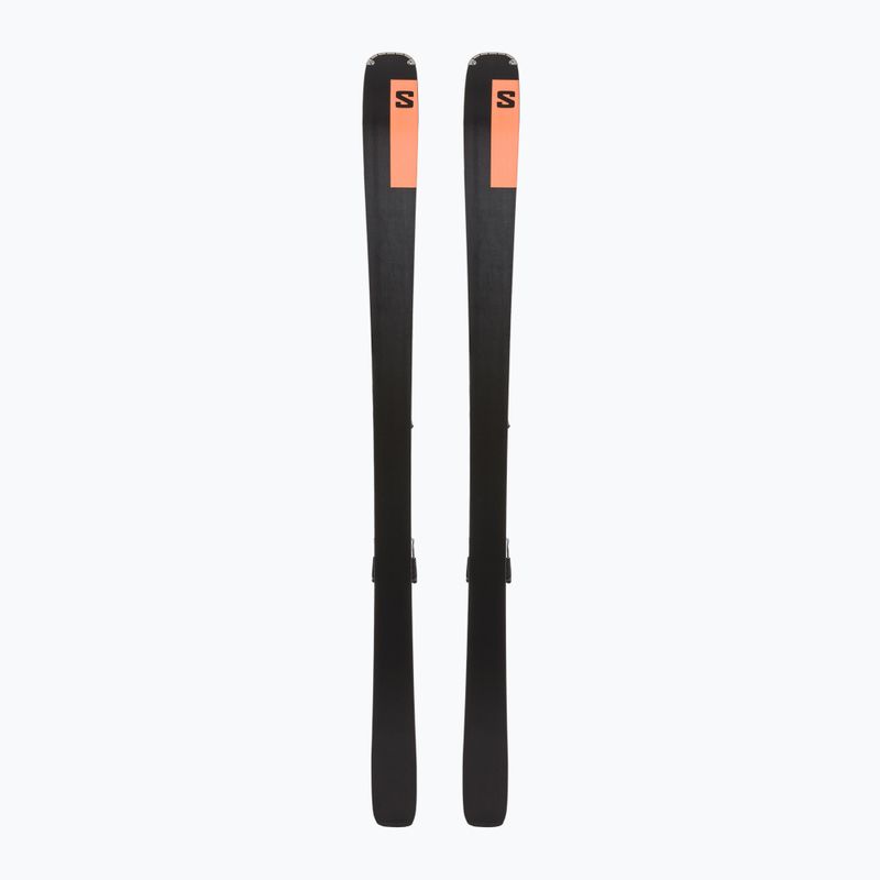 Zjazdové lyže Salomon Stance 84 + M12 GW black/neon orange/dove 3