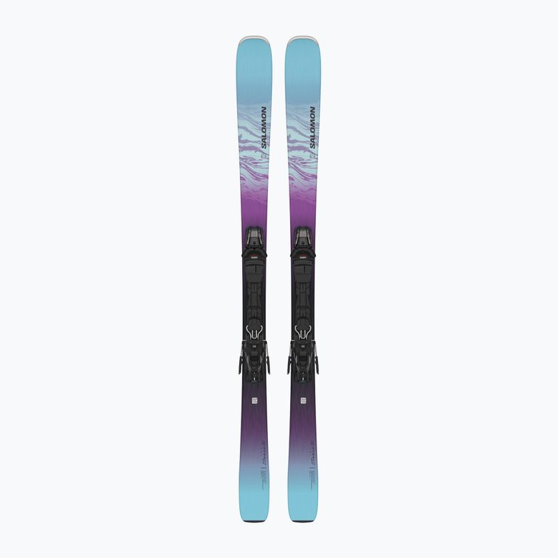 Dámske zjazdové lyže Salomon Stance W80 + viazanie M10 GW black/dewberry/bleached aqua