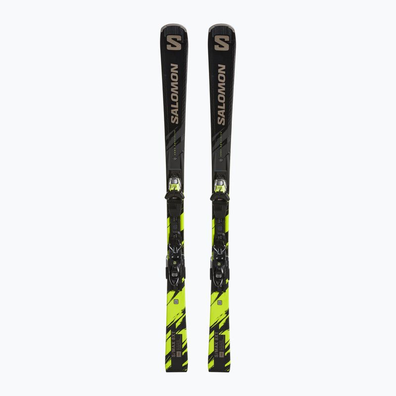 Zjazdové lyže Salomon S/Max 8 XT + M11 GW black/driftwood/safety yellow