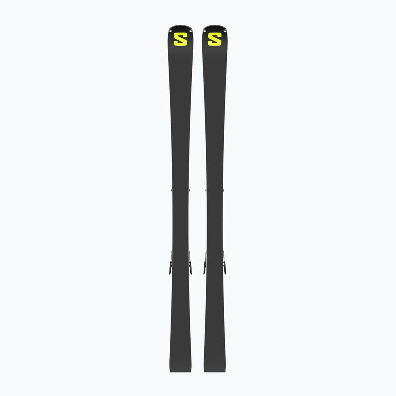 Zjazdové lyže Salomon S/Max 8 XT + M11 GW black/driftwood/safety yellow 7