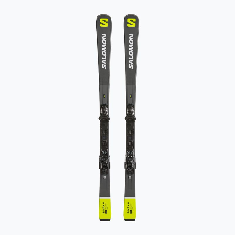 Salomon S/Max 6 + M10 GW L80 castelrock/safety yellow/white zjazdové lyže