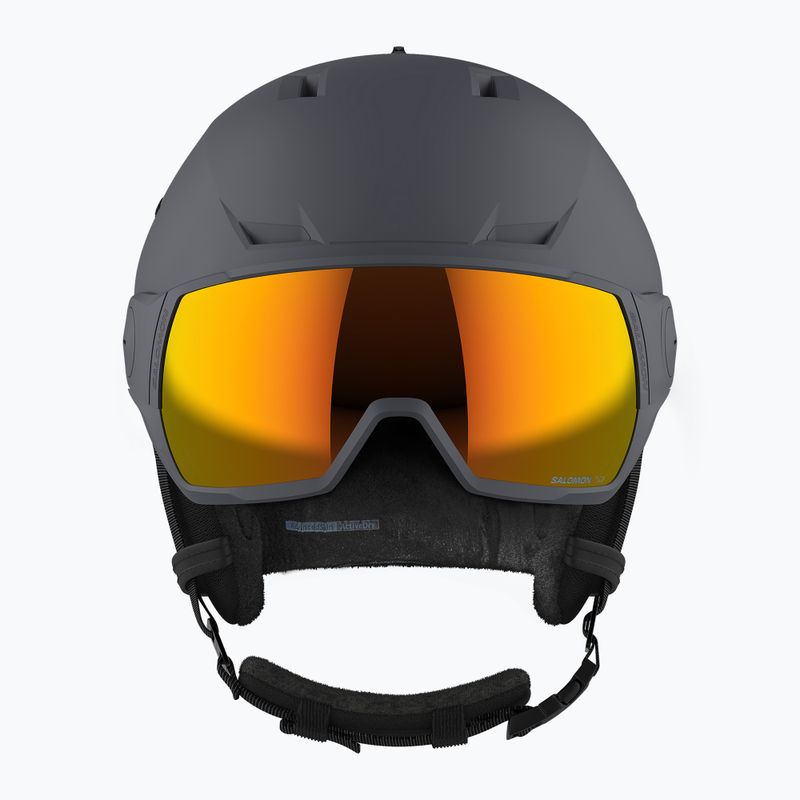 Salomon Pioneer LT Visor S2 lyžiarska prilba ebony/red 6