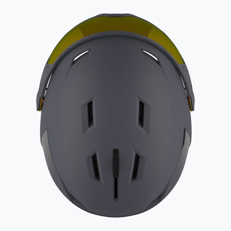 Salomon Pioneer LT Visor S2 lyžiarska prilba ebony/red 9