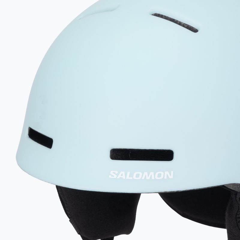 Detská lyžiarska helma Salomon Orka bleached aqua 7