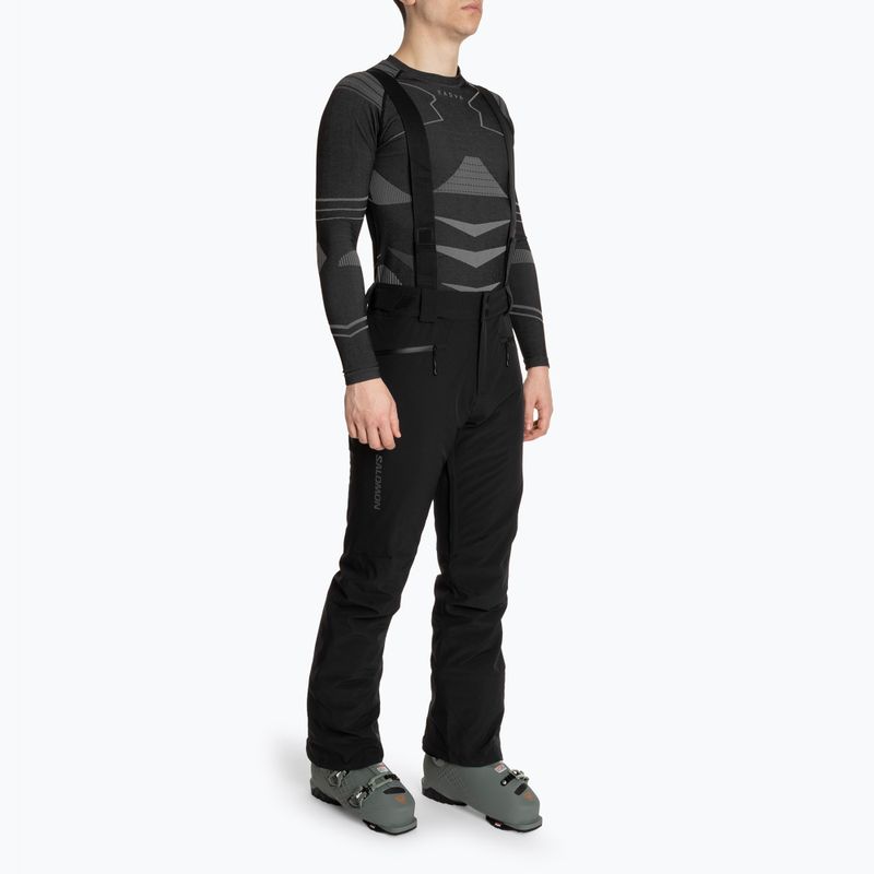 Pánske lyžiarske nohavice Salomon Edge deep black