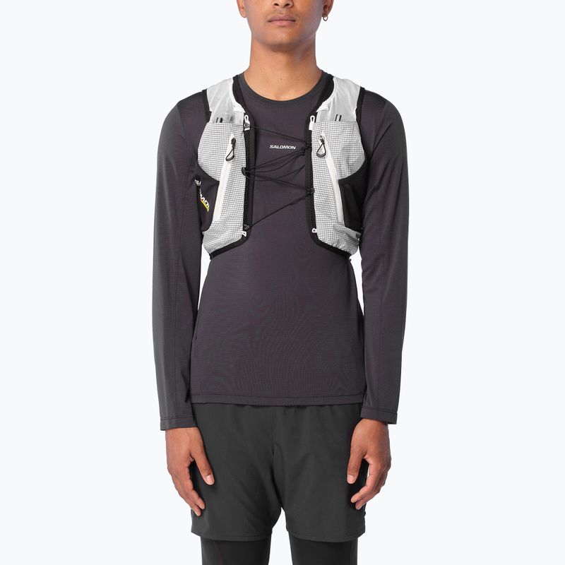 Bežecký batoh Salomon Advance Skin Cross Season Race 15 l white/black 6