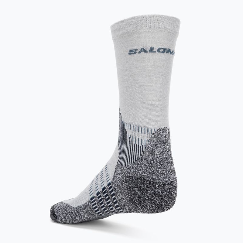 Salomon X Ultra Access Crew 2 páry trekingových ponožiek Quarry/stargazer 2