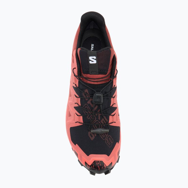 Pánske bežecké topánky Salomon Spikecross 6 GTX cow hide/black/neon flame 5