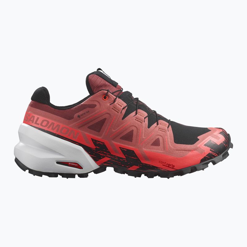 Pánske bežecké topánky Salomon Spikecross 6 GTX cow hide/black/neon flame 8