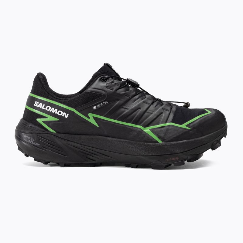 Salomon Thundercross GTX pánska bežecká obuv black/green gecko/black 4