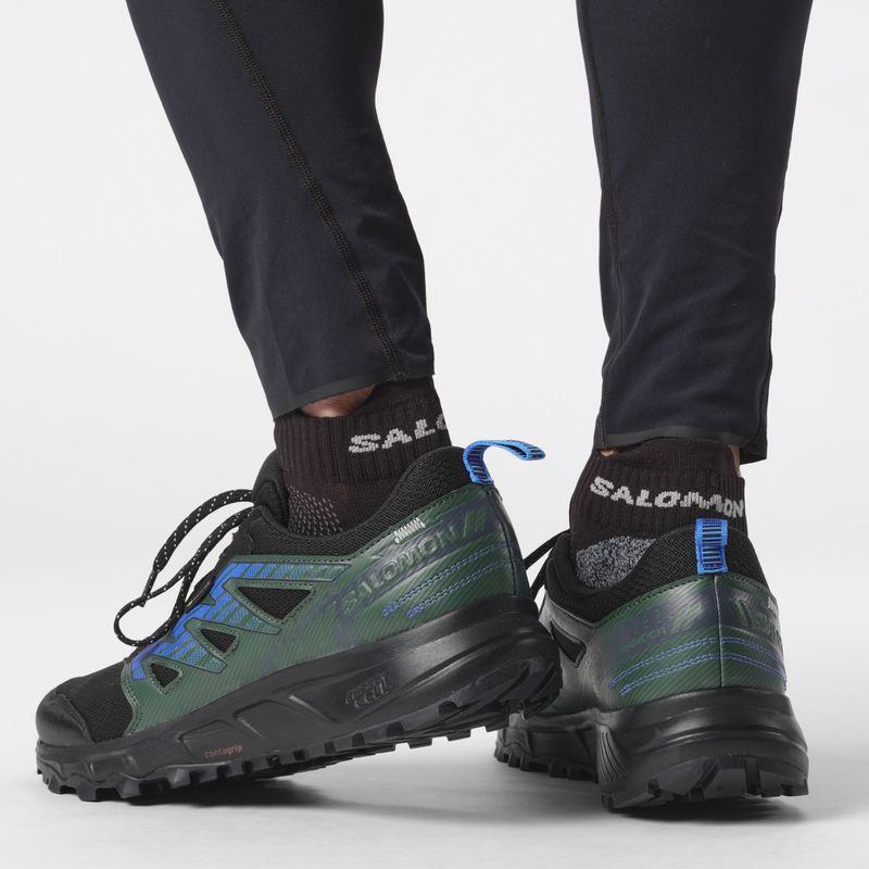 Pánska bežecká obuv Salomon Wander GTX black/darkest spruce/ibiza blue 9