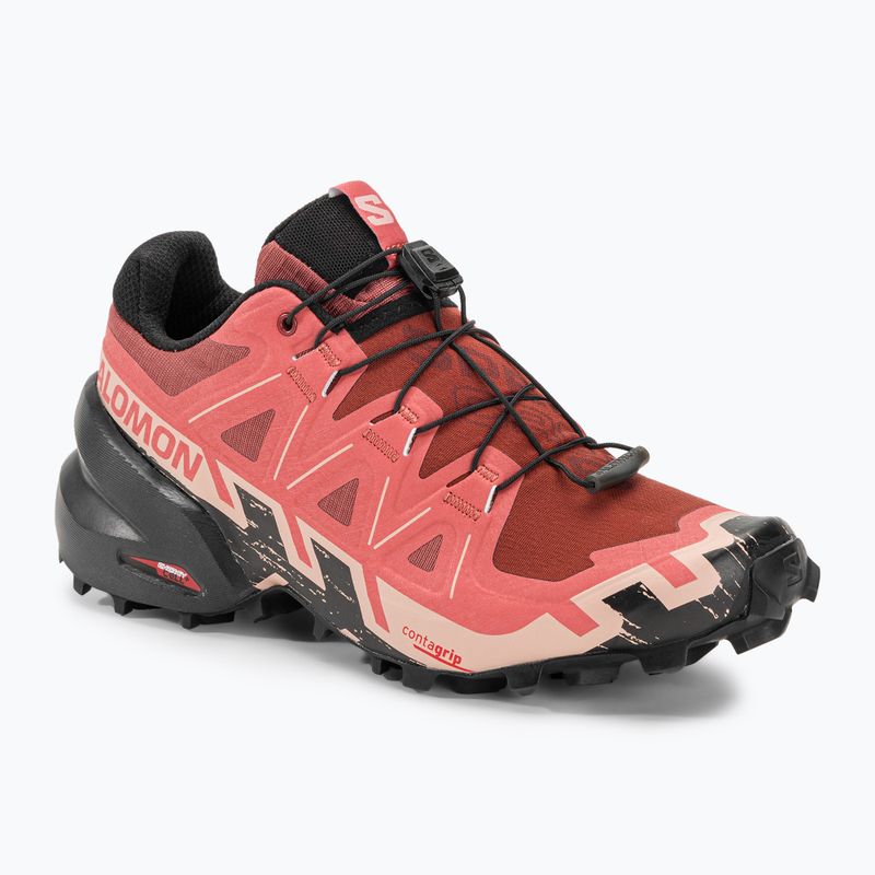 Salomon Speedcross 6 dámska bežecká obuv cow hide/black/english rose