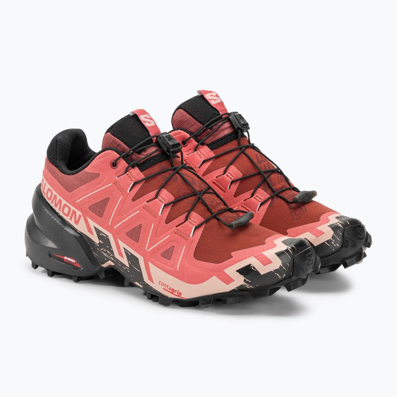 Salomon Speedcross 6 dámska bežecká obuv cow hide/black/english rose 7