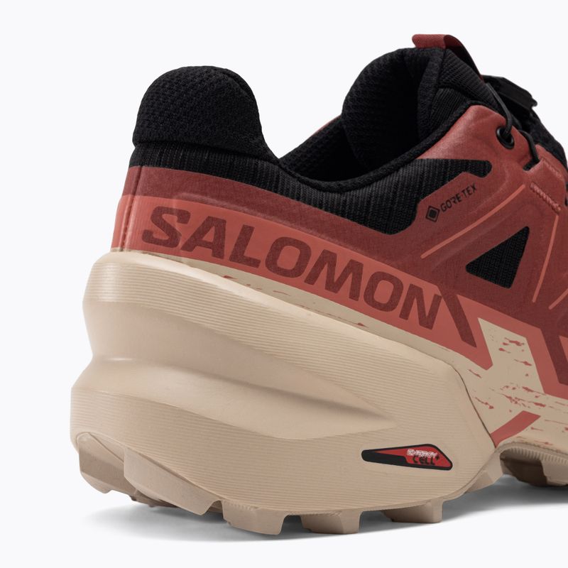 Dámska bežecká obuv Salomon Speedcross 6 GTX black/cow hide/faded rose 12