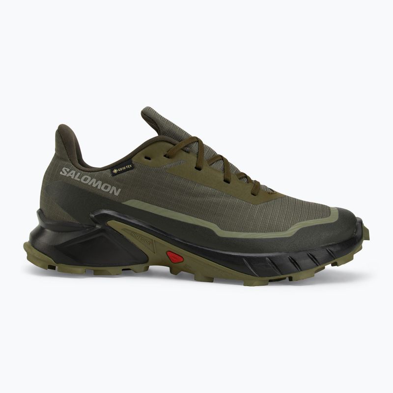 Pánske bežecké topánky Salomon Alphacross 5 GTX olive night/black 2