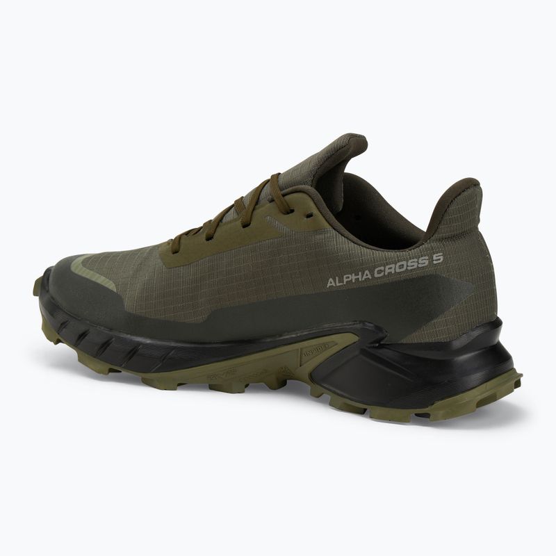 Pánske bežecké topánky Salomon Alphacross 5 GTX olive night/black 3