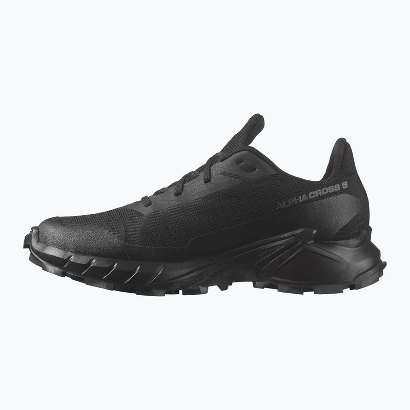 Dámske bežecké topánky Salomon Alphacross 5 GTX black/black/ebony 2