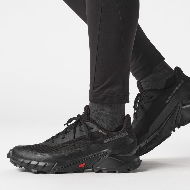 Dámske bežecké topánky Salomon Alphacross 5 GTX black/black/ebony 3