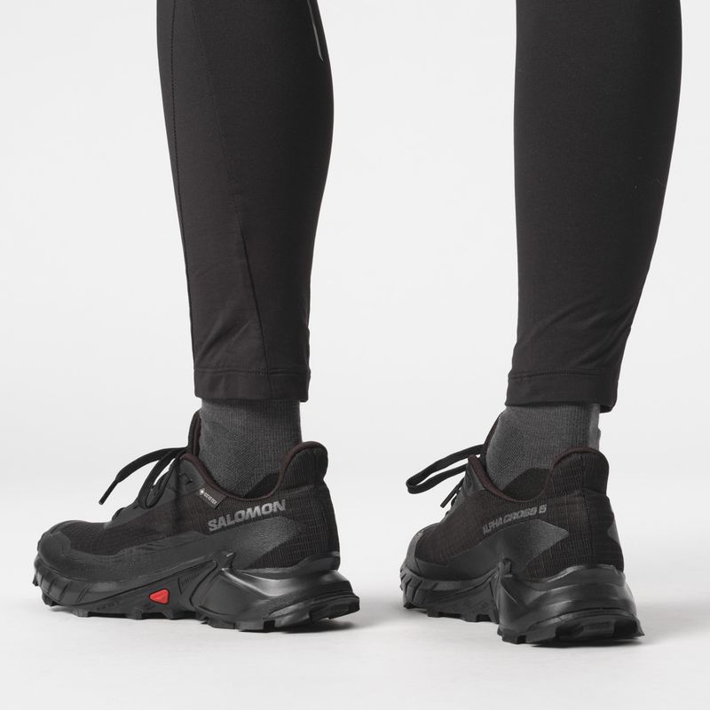 Dámske bežecké topánky Salomon Alphacross 5 GTX black/black/ebony 4