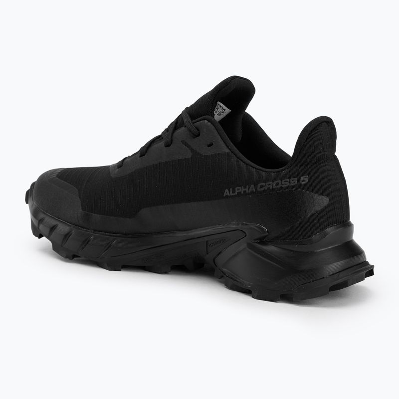 Dámske bežecké topánky Salomon Alphacross 5 GTX black/black/ebony 3