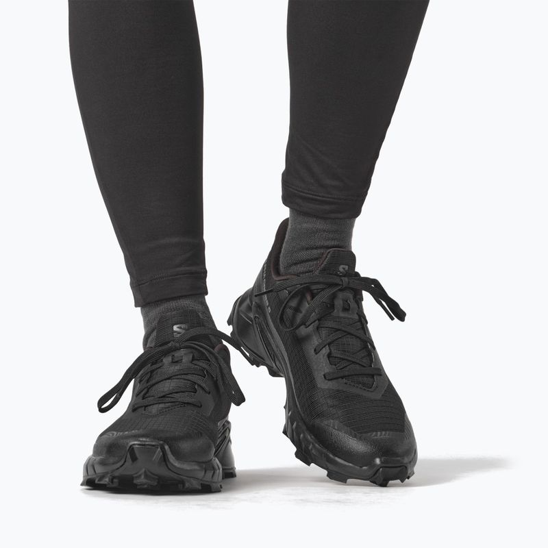 Dámske bežecké topánky Salomon Alphacross 5 black/black/ebony 2