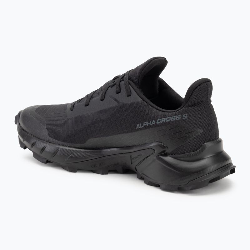 Dámske bežecké topánky Salomon Alphacross 5 black/black/ebony 3