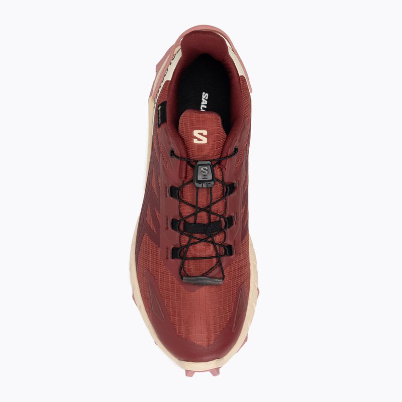 Dámska bežecká obuv Salomon Supercross 4 GTX cow hide/syrah/blush 8