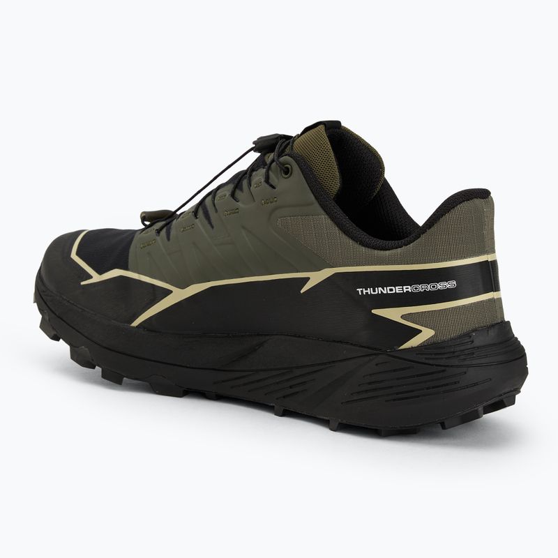 Pánske bežecké topánky Salomon Thundercoss GTX olive night/black/alfalfa 3
