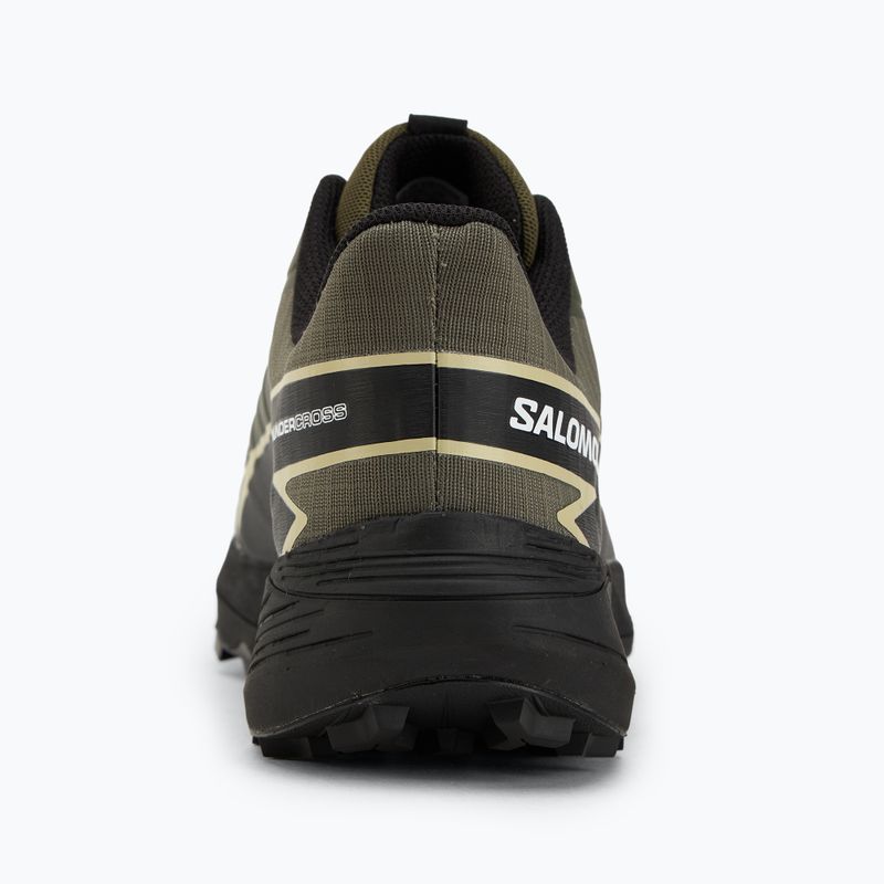 Pánske bežecké topánky Salomon Thundercoss GTX olive night/black/alfalfa 6