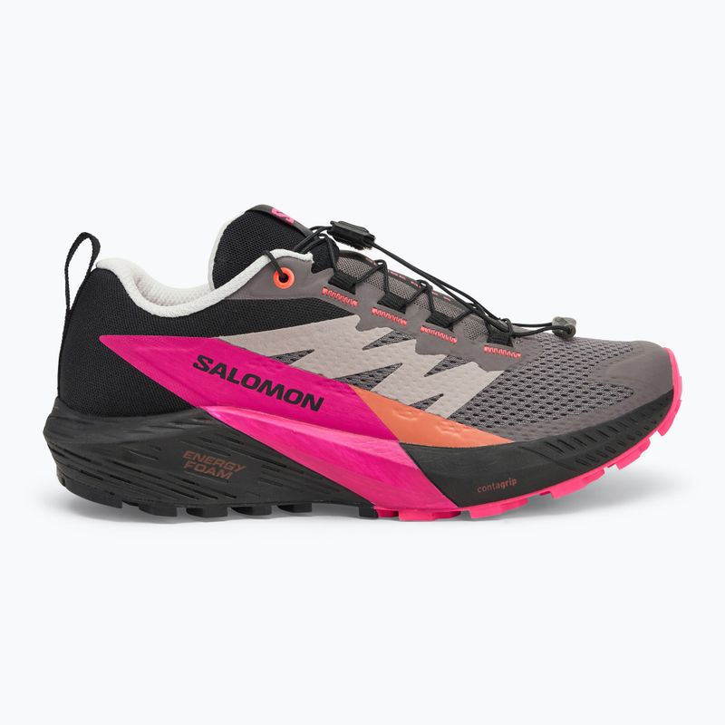 Dámska bežecká obuv Salomon Sense Ride 5 plum kitten/black/pink glo 2