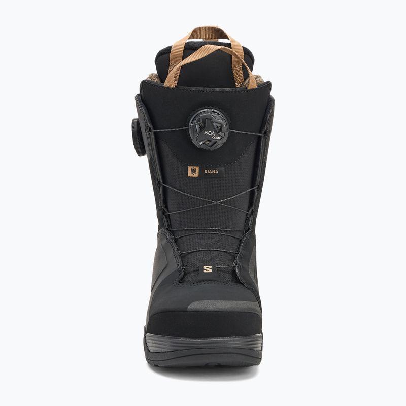 Dámske topánky na snowboard Salomon Kiana Dual Boa W black/black/sepia tint 3