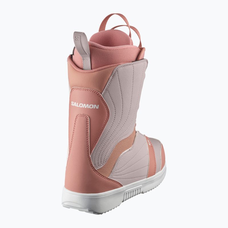 Dámske topánky na snowboard Salomon Pearl Boa ash rose/lilac ash/white 7