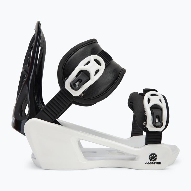 Detské snowboardové viazanie Salomon Goodtime XS black/white 2