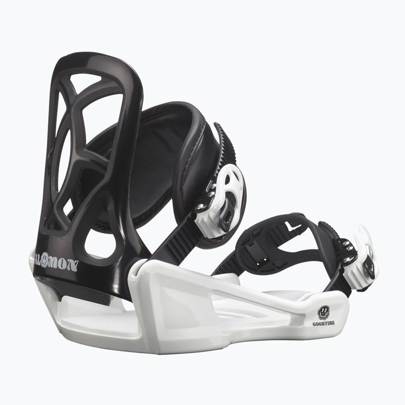 Detské snowboardové viazanie Salomon Goodtime XS black/white 2