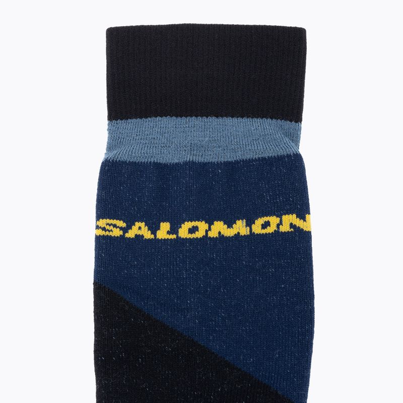 Salomon S/Access lyžiarske ponožky copen blue/sargasso sea/zinna 3