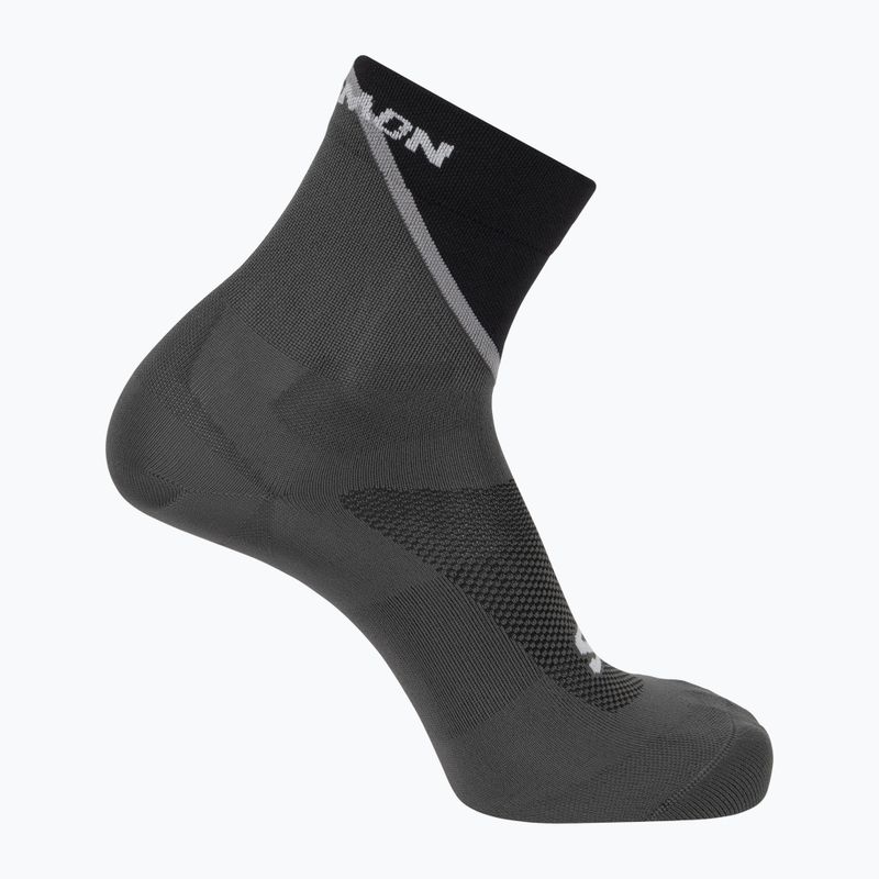 Bežecké ponožky Salomon Pulse Ankle black/ monument/ magnet