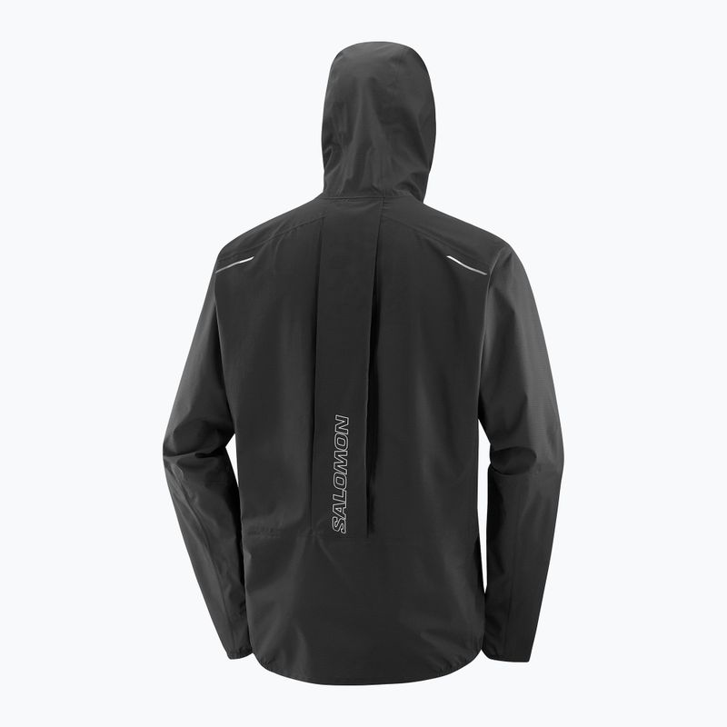 Pánska bežecká bunda Salomon Bonatti Trail deep black 10